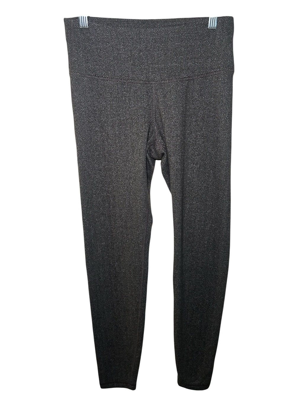 Old Navy Active High-Waist Gray Herringbone Leggings Winter Casual Comfortable